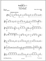 Prélude n° 1 - VILLA-LOBOS - Partition - Guitare